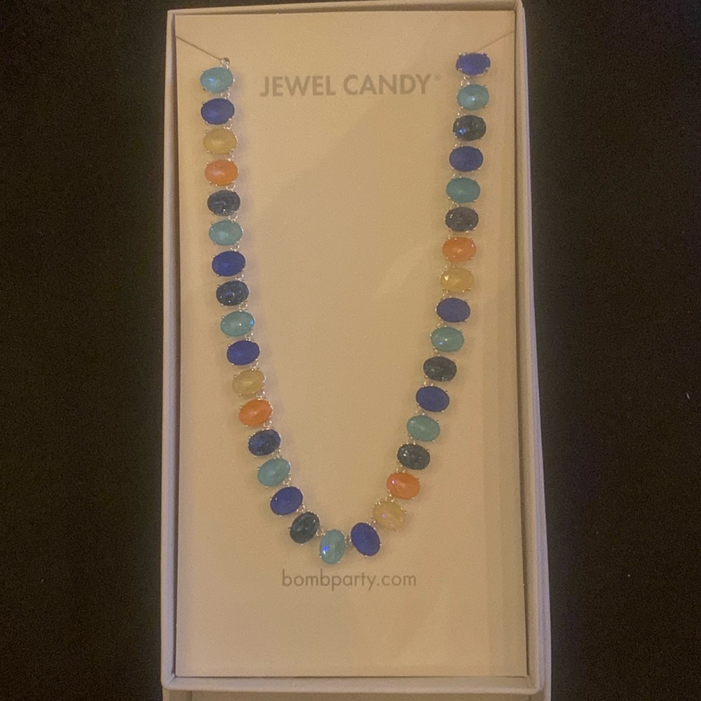 Bomb party jewel candy necklace